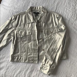 Forever 21 - Metallic Silver Jean Jacket